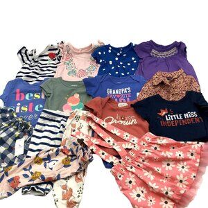 Girls 3-6M Spring Summer Clothing‎ BUNDLE Short Sleeve T Shirt Carters Gap Tops